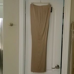 Gold shimmer holiday slacks